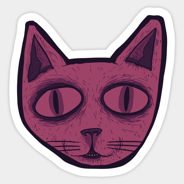 purplecat Sticker by revjosh